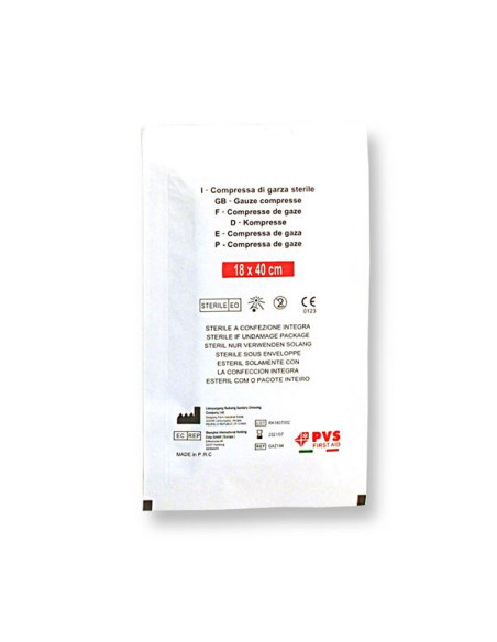 COMPRESSA GARZA 18X40 STERILE