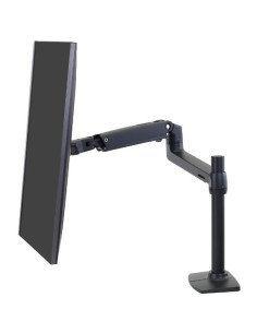 LX DESK LCD ARM TALL MATTE BLACK