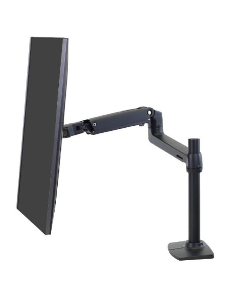 LX DESK LCD ARM TALL MATTE BLACK