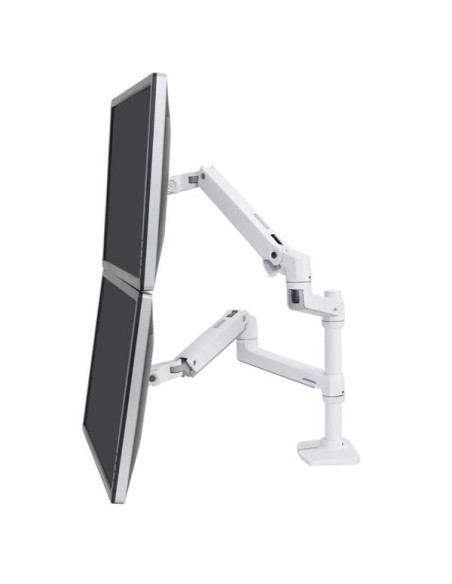 LX DUAL STACKING ARM BRIGHT WHITE