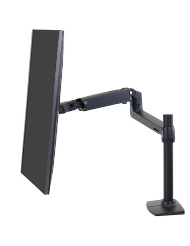 LX DESK LCD ARM TALL MATTE BLACK