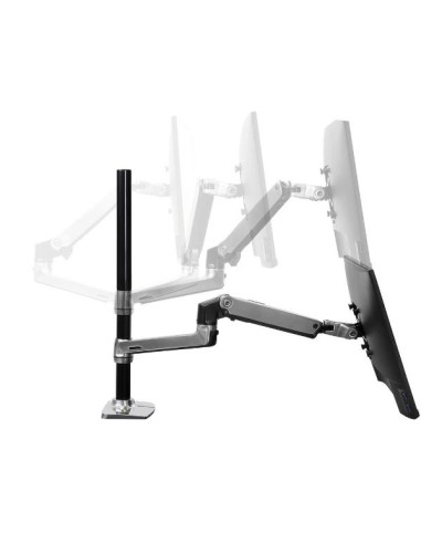 LX DUAL ARM TALL BLACK ACCENTS POL