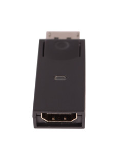 V7 Adaptador negro de vídeo con conector DisplayPort macho a HDMI hembra
