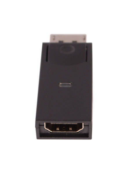 V7 Adaptador negro de vídeo con conector DisplayPort macho a HDMI hembra