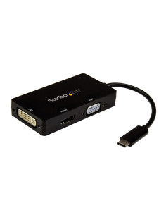 StarTech.com Adattatore Multiporta USB-C - Scheda Grafica Esterna 3 in 1 USB Tipo-C a HDMI, DVI o VGA