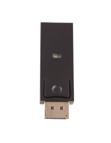 V7 Adaptador negro de vídeo con conector DisplayPort macho a HDMI hembra