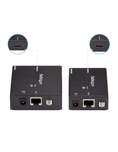 StarTech.com Extender HDMI HDBaseT su CAT5e - Alimentazione via cavo - Ultra HD 4K