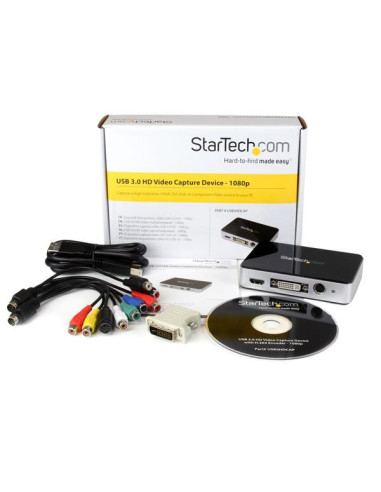 StarTech.com Scheda Acquisizione Video Grabber / Cattura video esterna USB 3.0 - HDMI / DVI / VGA / Component HD - 1080p 60fps