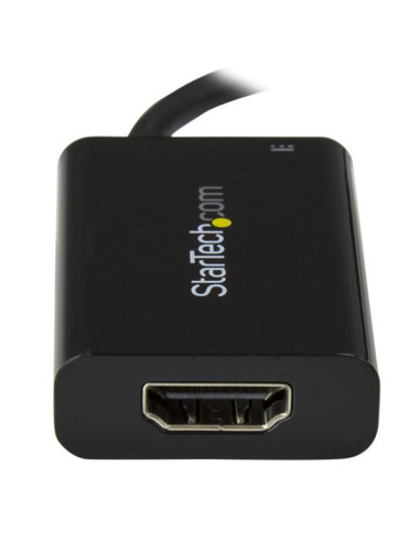 StarTech.com Adattatore video USB-C a HDMI con Power Delivery - 60 Watt - Nero