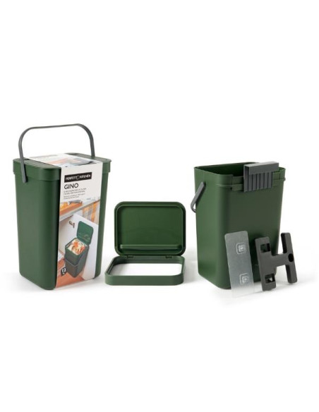PATTUMIERA UMIDO GINO 12 LT VERDE