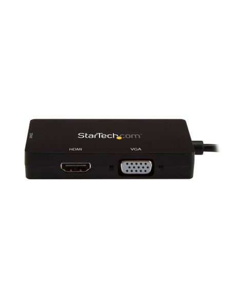 StarTech.com Adattatore Multiporta USB-C - Scheda Grafica Esterna 3 in 1 USB Tipo-C a HDMI, DVI o VGA