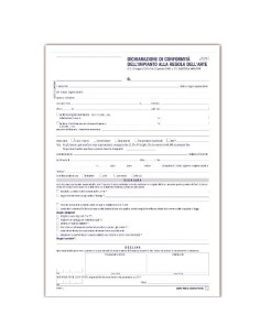 CF50 SCHED DICH.CONF.IMP.REGOL ARTE