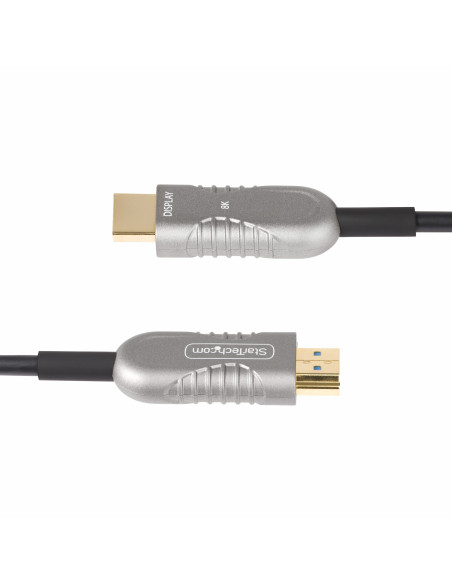 StarTech.com Cavo Ottico HDMI 2.1 Ibrido Attivo (AOC) da 15,2m, CMP, Classe Plenum, Cavo in fibra ottica 8K Ultra High Speed HDM