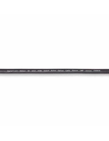 StarTech.com Cavo Ottico HDMI 2.1 Ibrido Attivo (AOC) da 15,2m, CMP, Classe Plenum, Cavo in fibra ottica 8K Ultra High Speed HDM