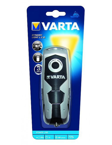Varta Dynamo Light LED Nero, Grigio Torcia a mano