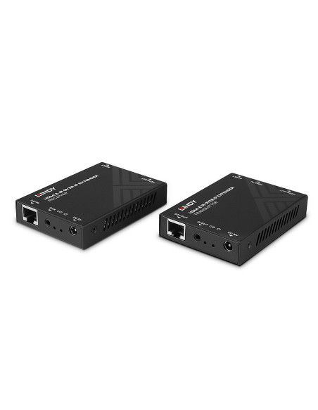 Lindy 38398 moltiplicatore AV Trasmettitore e ricevitore AV Nero