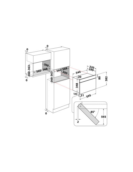 Whirlpool Microonde da incasso - AMW 442/IX