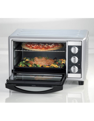 Ariete 985 Forno Elettrico Ventilato 30 litri - Bon Cuisine 300 - Doppio vetro - Temperatura max 230° - 1500 Watt - 6 posizioni