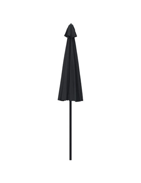 Ombrellone da Esterni con Palo in Alluminio 270 cm Nero
