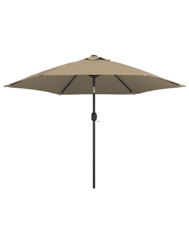 Ombrellone da Esterni con Palo in Metallo 300 cm Grigio Talpa