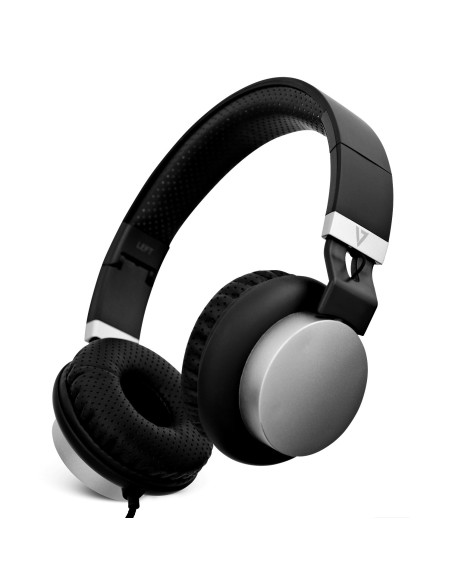 V7 Cuffie leggere - Nero/Argento