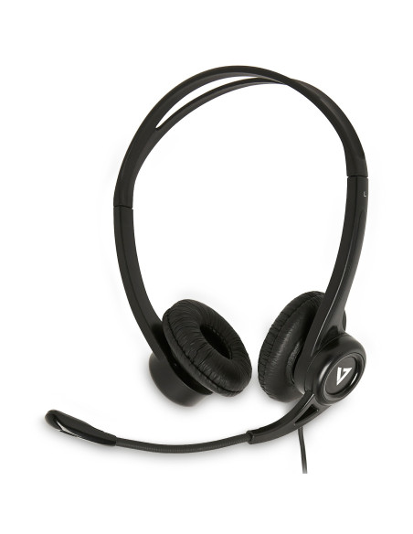 V7 Cuffie stereo USB Essentials con microfono