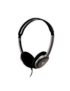 V7 HA310-2EP cuffia e auricolare Cuffie Cablato A Padiglione MUSICA Nero, Argento