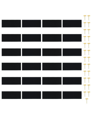 Tende Antimosche 2 pz per Porte con Magneti Nere 200x80 cm