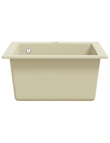Lavello da Cucina in Granito Vasca Singola Beige