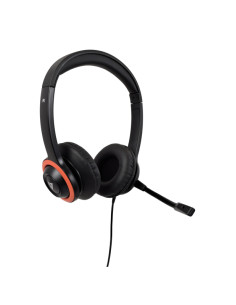 V7 Cuffie K-12 per l'istruzione Safesound con microfono, limitazione del volume, antimicrobico, cavo USB da 2 m, laptop, Chromeb