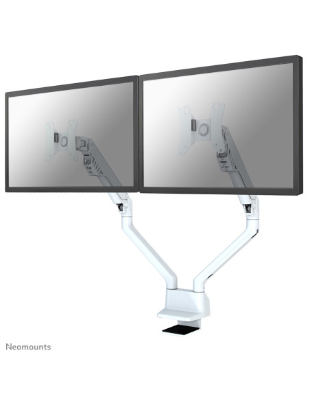 Neomounts FPMA-D750DWHITE2 Braccio per monitor 10-32" - molla a gas - Topfix - 180°-stop