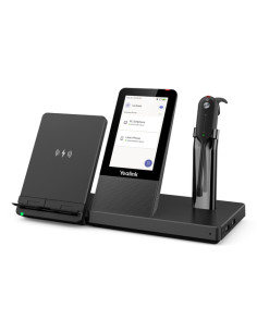 Yealink WH67 Teams Auricolare Wireless A clip, A Padiglione, Passanuca Ufficio Bluetooth Base di ricarica Nero