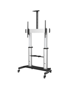 StarTech.com Mobile TV Stand girevole su ruote - Carrello porta TV resistente per schermi da 60-100" (100kg) - Supporto tv da pa