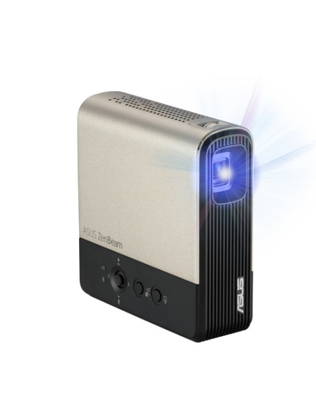 ASUS ZenBeam E2 Proiettore a raggio standard 300 ANSI lumen DLP WVGA (854x480) Nero, Oro