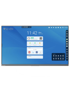 V7 IFP6502-V7PRO lavagna interattiva 165,1 cm (65") 3840 x 2160 Pixel Touch screen Nero USB / Bluetooth