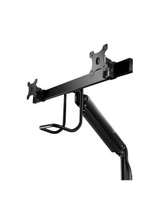 V7 Supporto con barra a molla a gas resistente per monitor doppio