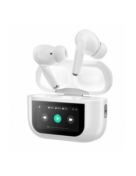 AU TWS BT-X72 BIANCO DISPLAY TOUCH