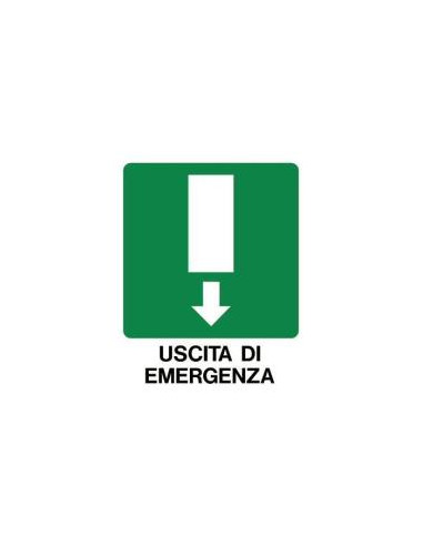 CARTELLO USCITA EMERGENZA