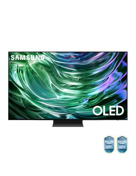 Samsung TV OLED 4K 77” QE77S90DAEXZT Smart TV Wi-Fi Graphite Black 2024, Processore NQ4 AI GEN2, Self-illuminating pixels, Las