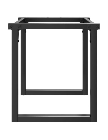 Telaio Gambe a O per Tavolino da Salotto 90x30x43 cm in Ghisa