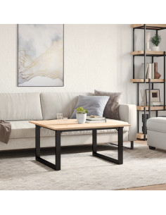 Telaio Gambe a O per Tavolino da Salotto 70x60x43 cm in Ghisa 2