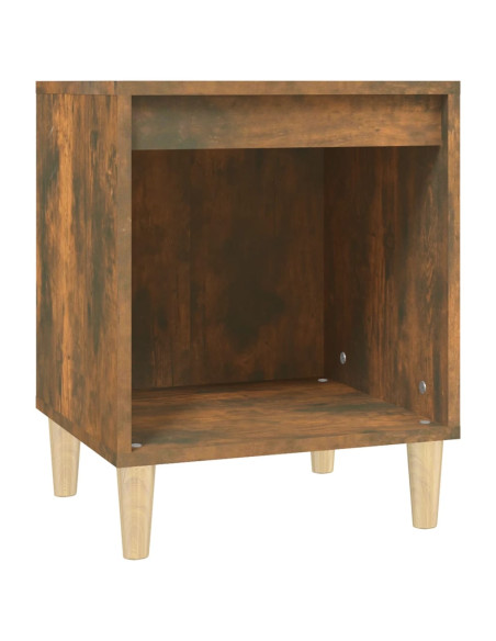 Comodino Rovere Fumo 40x35x50 cm
