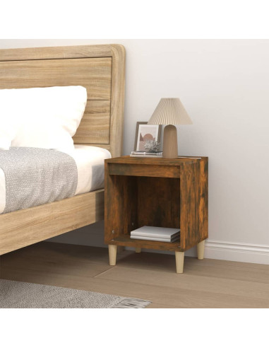 Comodino Rovere Fumo 40x35x50 cm