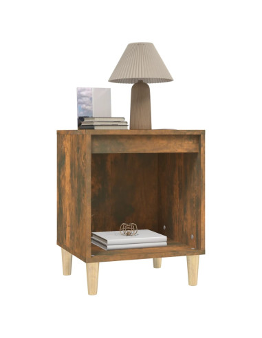 Comodino Rovere Fumo 40x35x50 cm