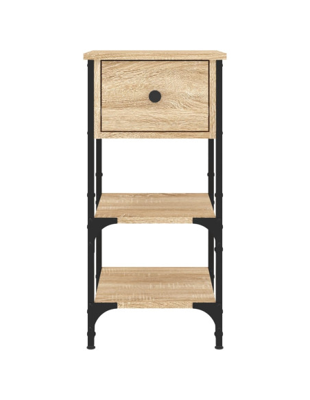 Comodini 2 pz Rovere Sonoma 34x36x70 cm in Legno Multistrato