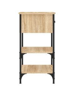 Comodini 2 pz Rovere Sonoma 34x36x70 cm in Legno Multistrato 2