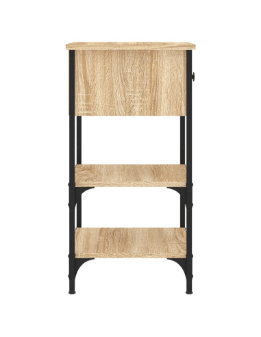 Comodini 2 pz Rovere Sonoma 34x36x70 cm in Legno Multistrato