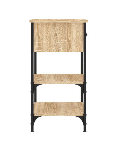 Comodini 2 pz Rovere Sonoma 34x36x70 cm in Legno Multistrato