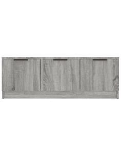 Mobile TV Grigio Sonoma 102x35x36,5 cm in Legno Multistrato