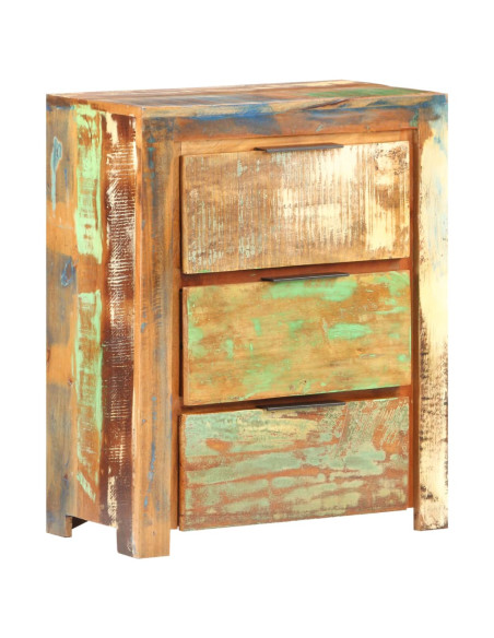 Credenza 59x33x75 cm in Legno Massello di Recupero